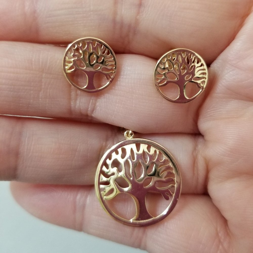 Set - Earring and pendant - Picture 1 of 7